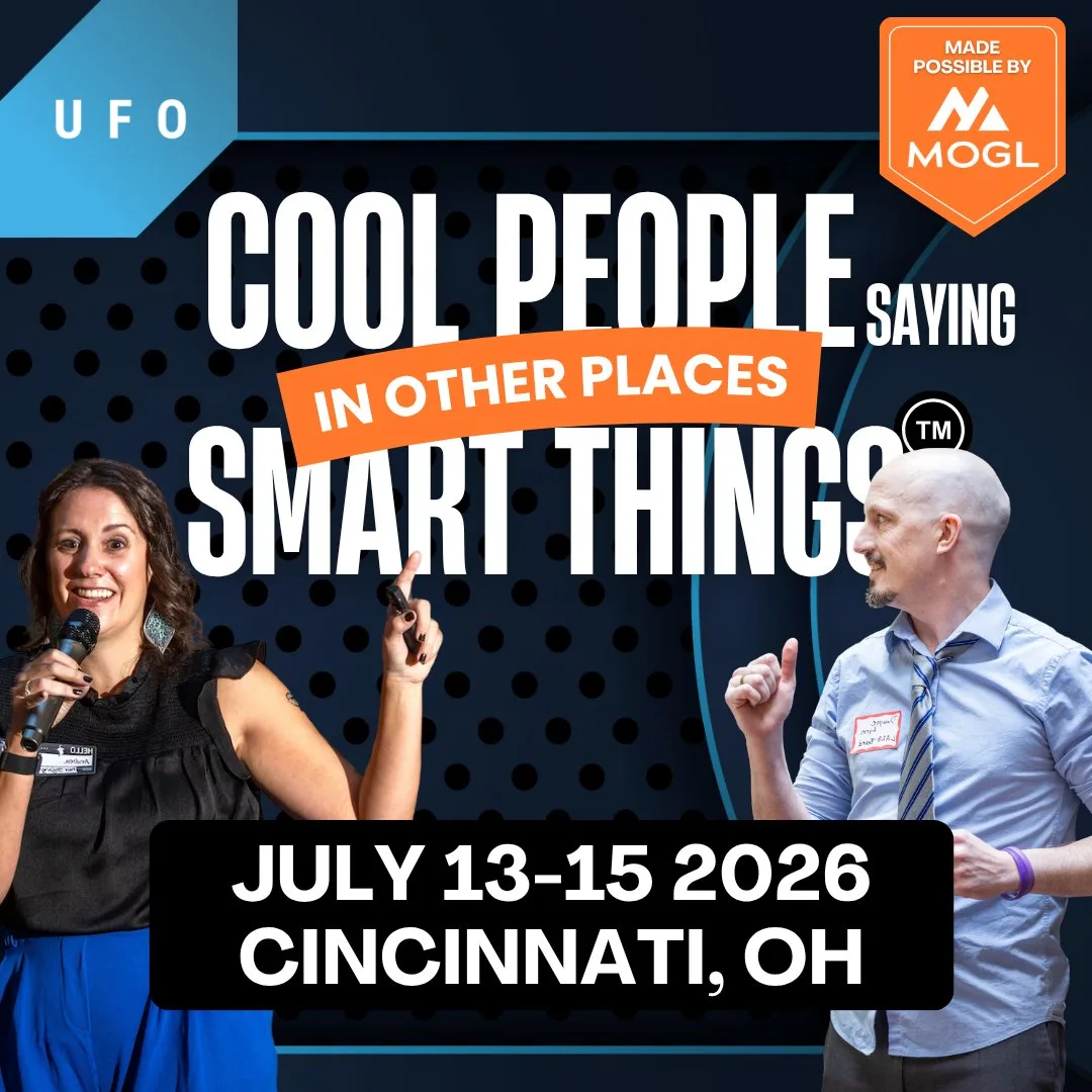 Event graphic for Cool People Saying Smart Things In Other Places