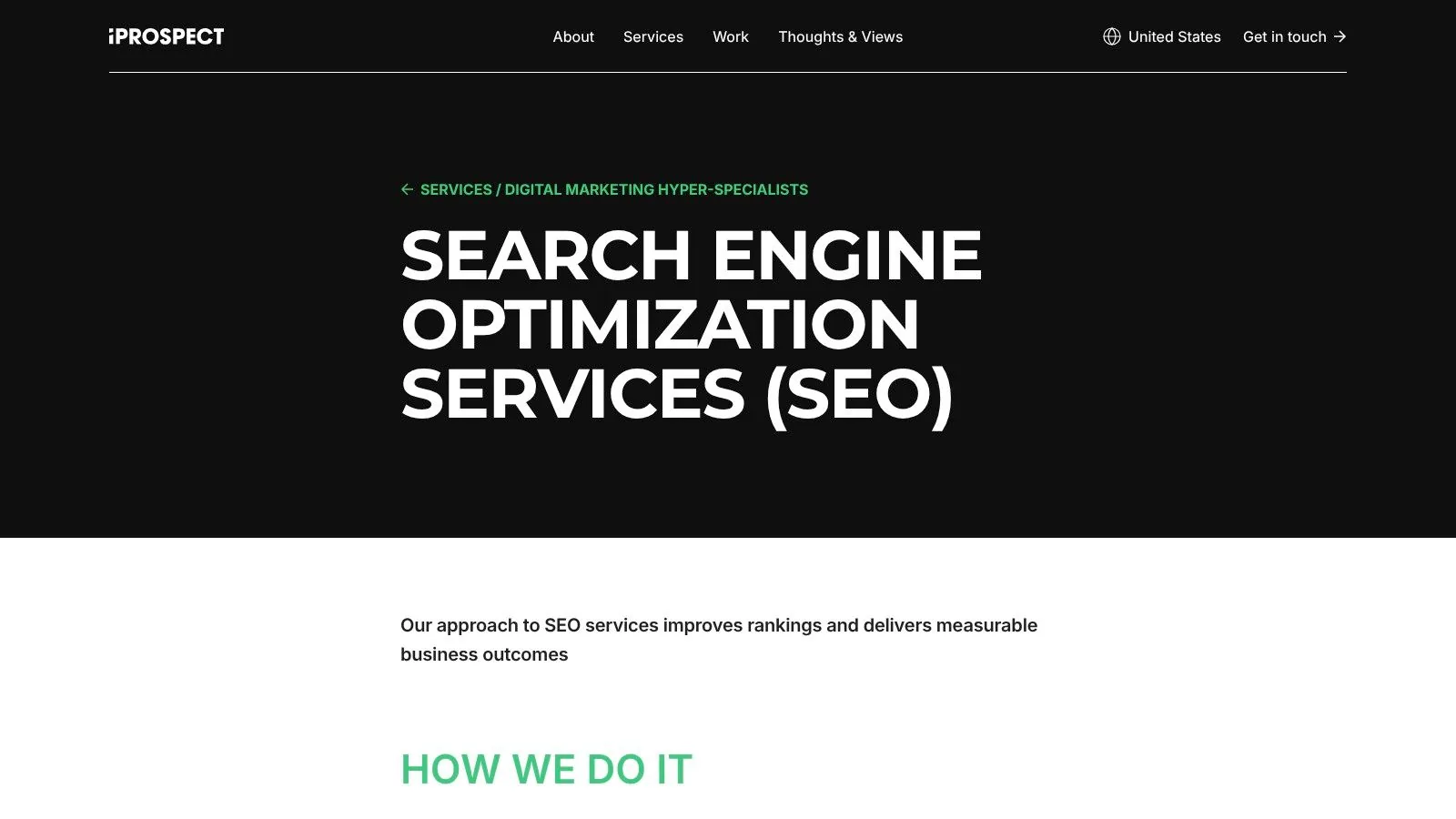 iProspect (dentsu) enterprise SEO agency