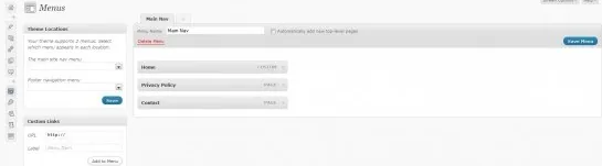 Wordpress 3.0 Navigation Menu