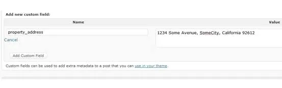 Adding a Custom Field Value in WordPress